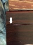 Brown Wood Rectangle Sleeve Bumper